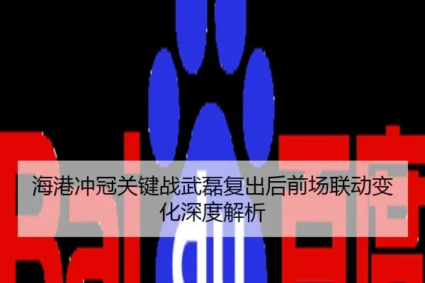 海港冲冠关键战武磊复出后前场联动变化深度解析